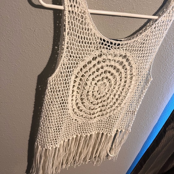 Fringe Hem short sleeve - Picture 1 of 3